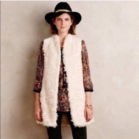 Anthropologie Jackets & Blazers - Anthropologie Hei Hei Sherpa Vest